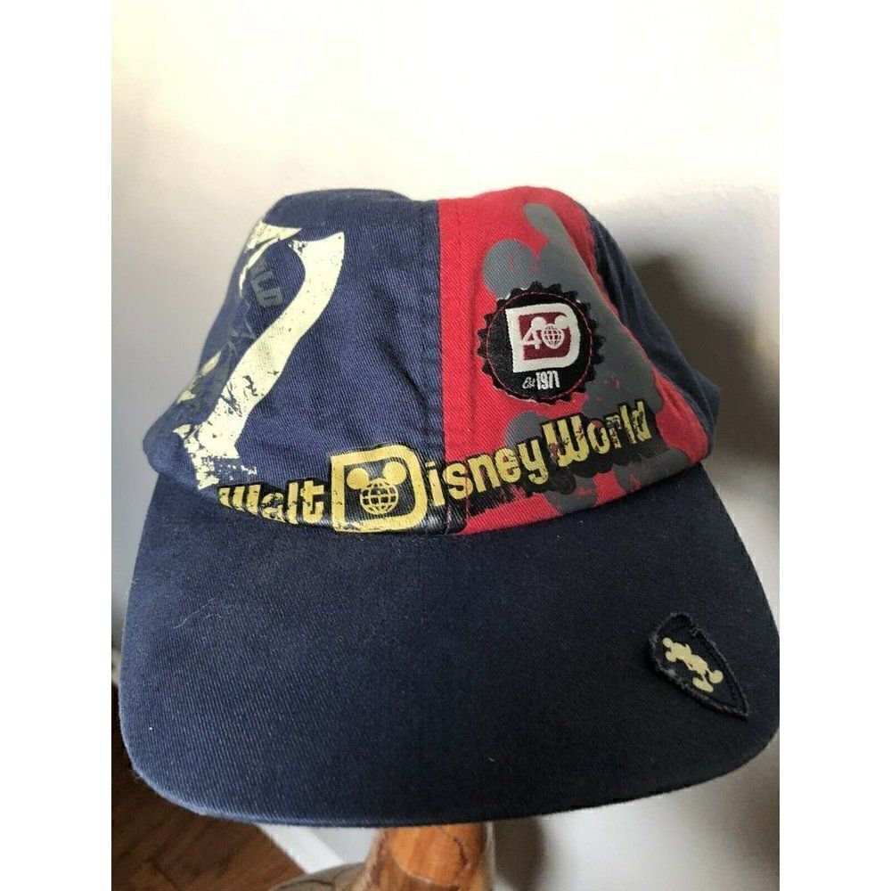 Vintage 1991 Disney Celebrating 40th Anniversary Baseball Hat Cap, Rare 1971